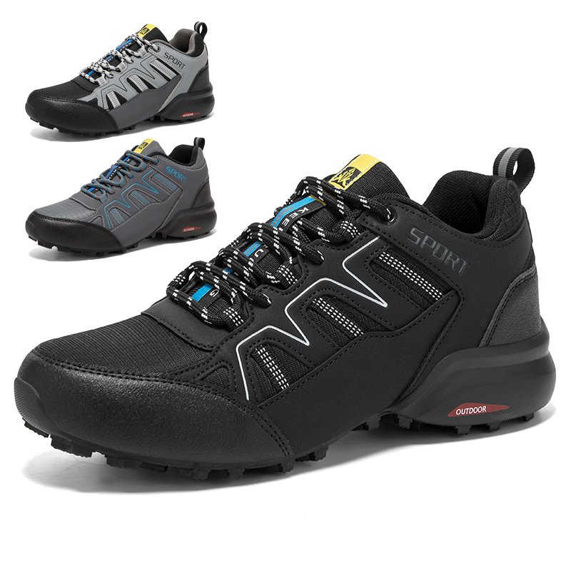 Anti Slip Trail Running Sneakers - Мужские водонепроницаемые кроссовки для походов, треккинговые