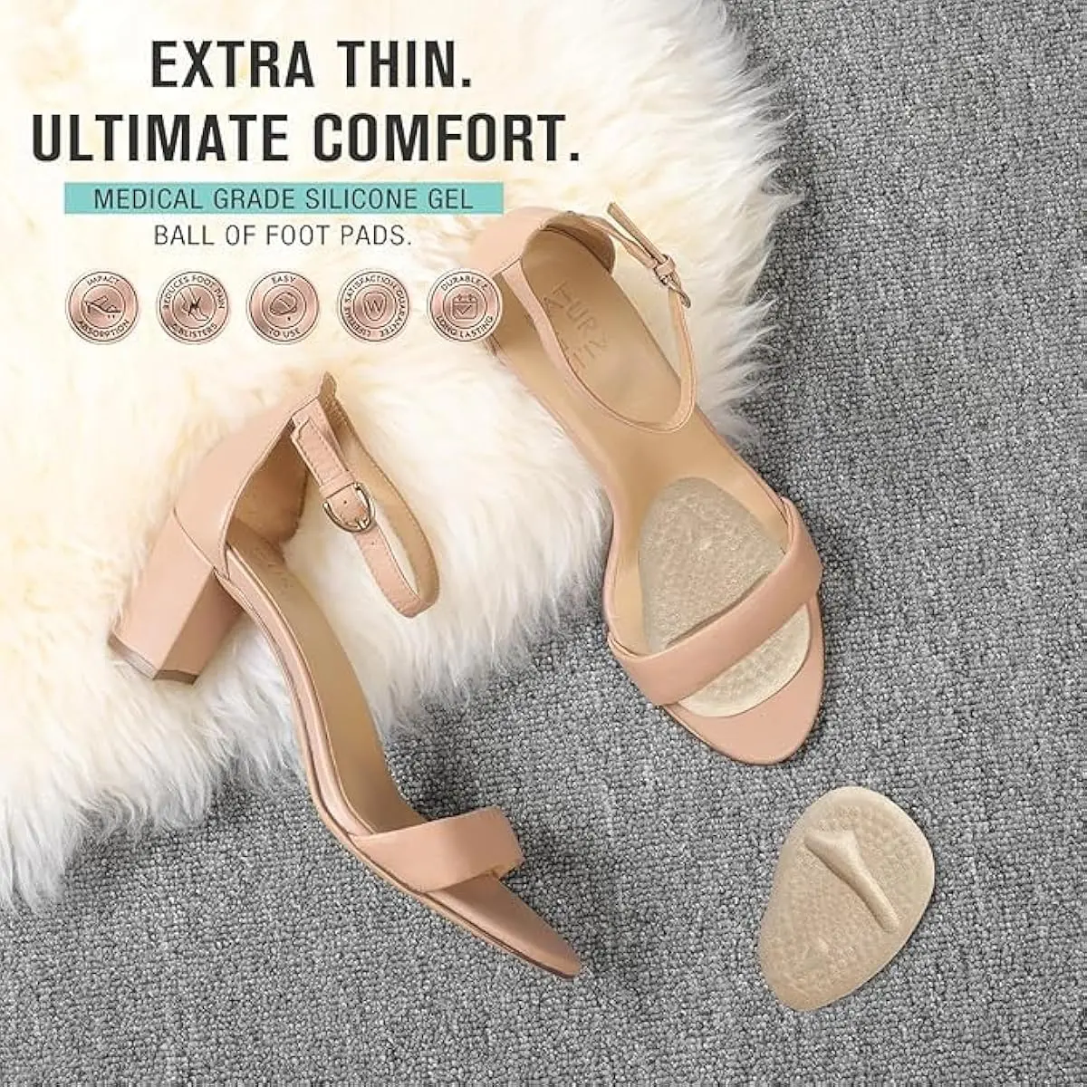 2 комплекта подушечек для пято – обзор и цена Heels
